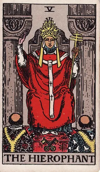 Başrahip tarot kartı