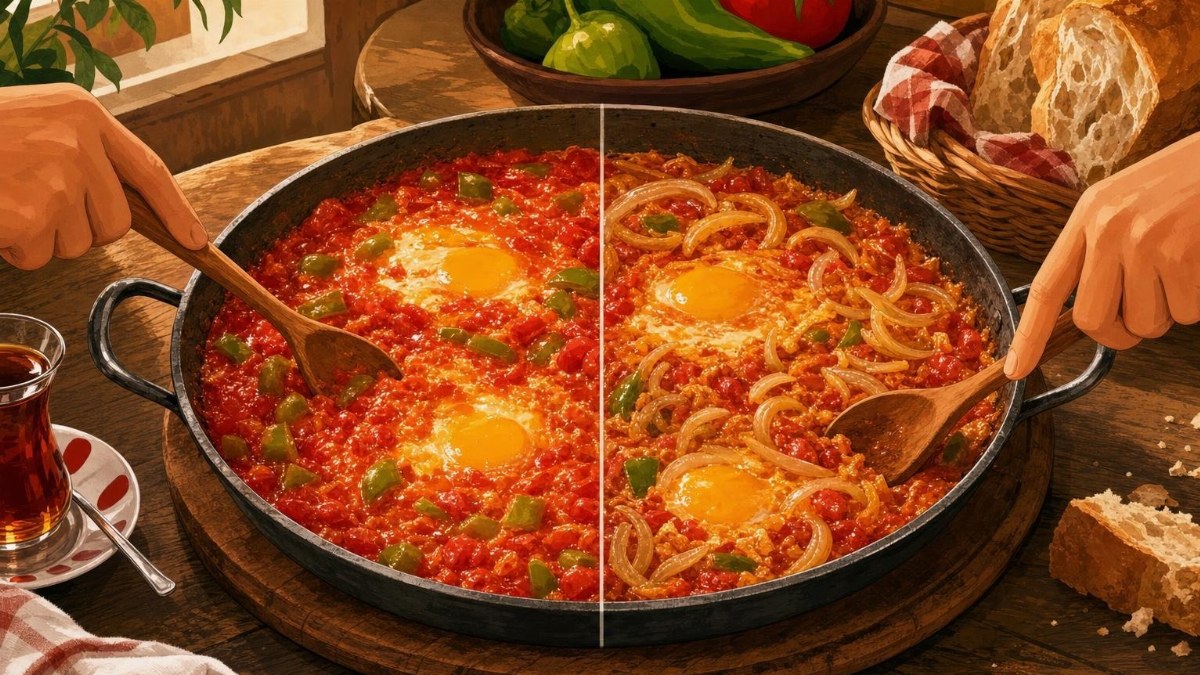 Menemen Soğanlı mı Olur, Soğansız mı?