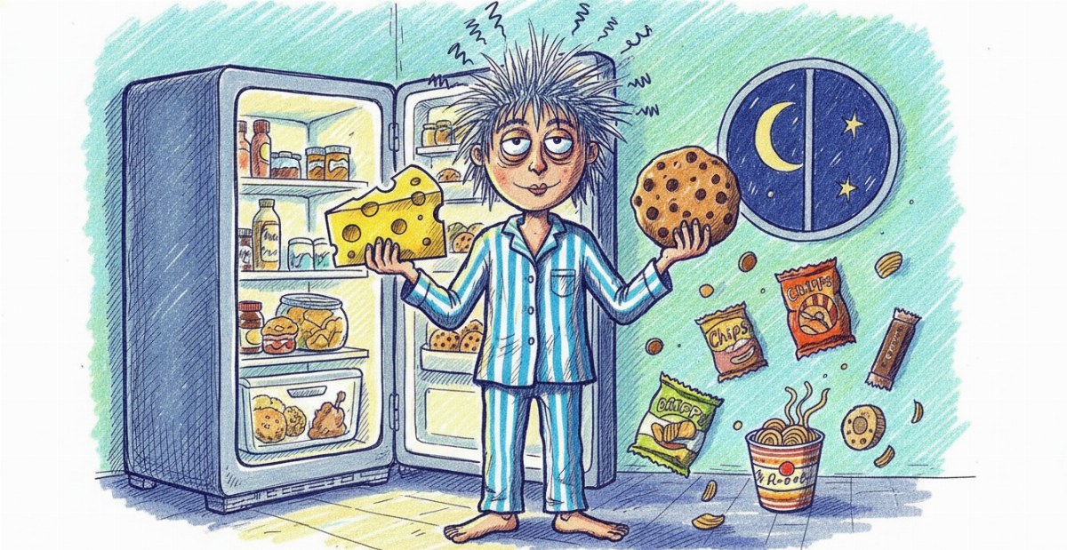 Gece Acıkınca Yediğin Şeye Göre Stres Seviyeni Söylüyoruz!